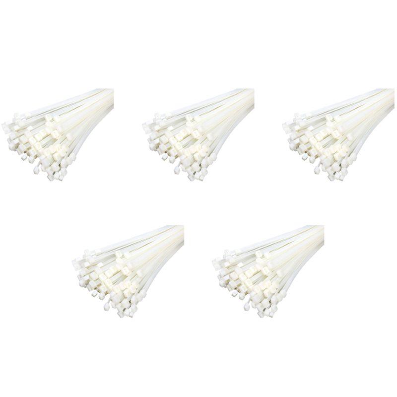 A84E-Cable Ties INDUSTRIAL QUALITY Cable Ties: 100X2.5Mm Color: White Quantity: 250 Pieces