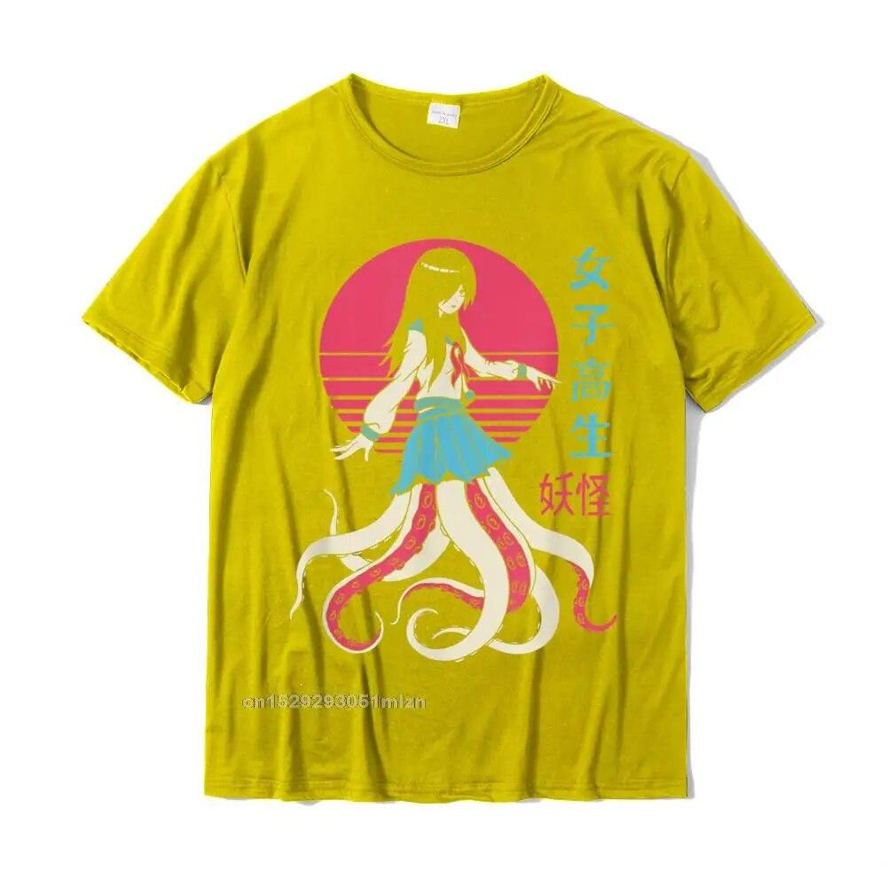 

Футболка Spirit School Girl, топы для компьютерных фанатов, футболки унисекс, хлопковая футболка, Harajuku, дизайнерский дизайнер Camisas Hombre 3XL