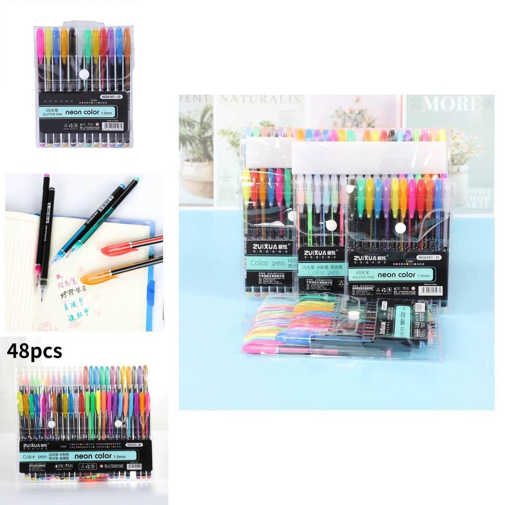 Waterbased 48 Color Markers With Bullet Tips For Kids Drawing And Creative Journaling