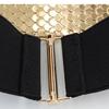 Women Stretch Belt with Fish Scale Texture Versatile Corset for Banquet Dress