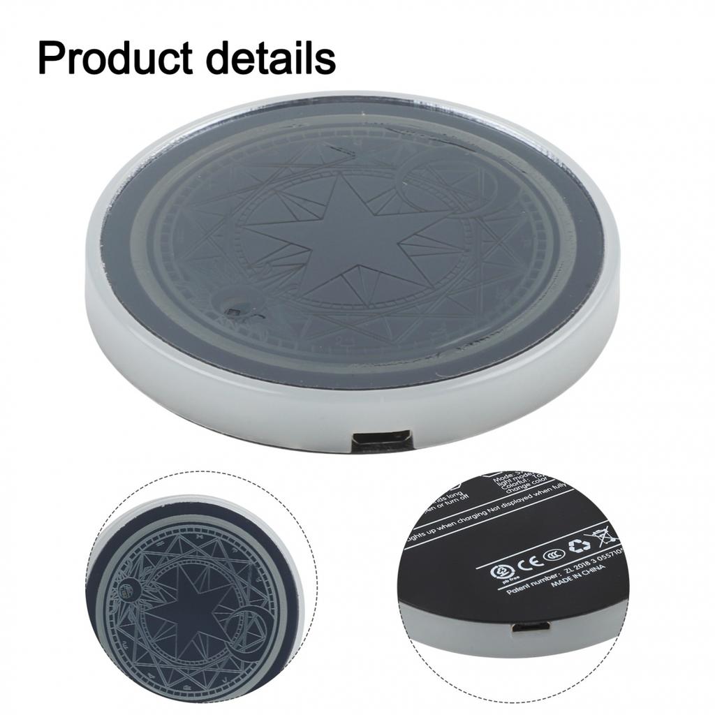 Acrylic Material LED Cup Holder Lights Rechargeable Car Lights