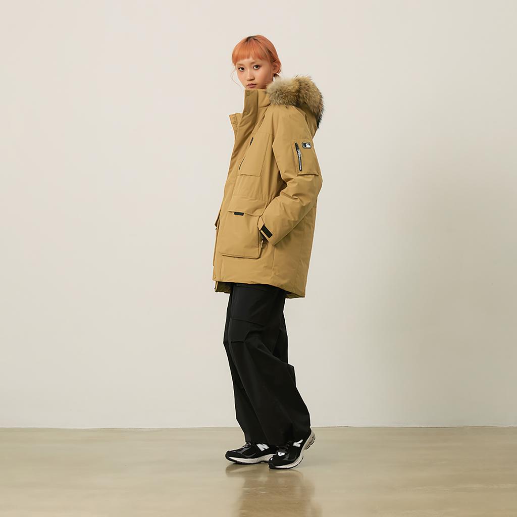 New MLB Boston Red Sox Basic Collection FW24 Down Jacket Unisex Camel 3ADJB1346-43CAS