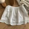 High Waist Lace Underskirt Slips Embroidery Mesh Underskirt Slips Dress  Girls