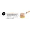 Dish Cleaning Brush Long Handle Pan Brush Solid Dish Scrubber Brush Wear-resistant