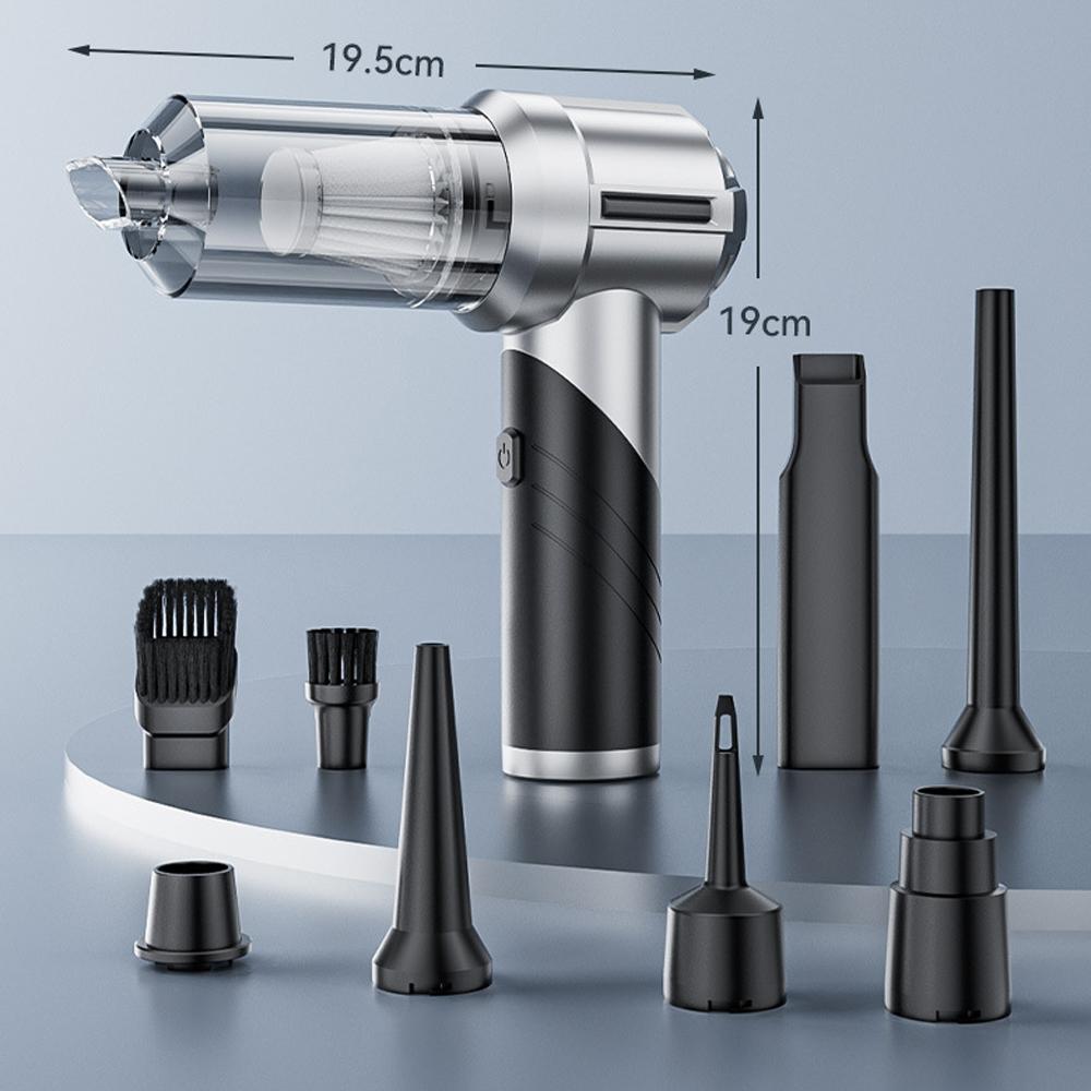 

998000PA Автомобильный пылесос Бесщеточный мотор Ручной Мини Беспроводной Портативный Очиститель С Мощным Всасыванием Чистящая Машина Бытовая Техника чёрный