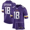Fotbalový dres Minnesota Vikings 18 Jefferson 19 Thielen Pánský Dámský Sportovní Uniforma