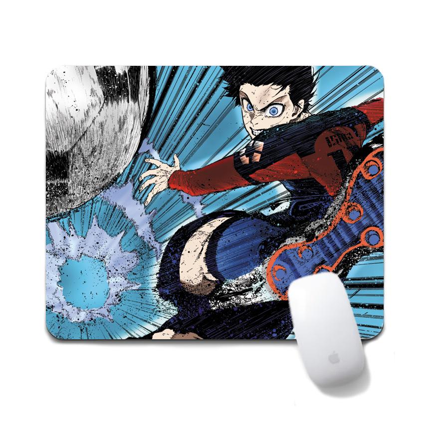 Anime BLUE LOCK Non-Slip Mouse Pad 20x24CM - Blue Prison Gaming Pad, Second Dimension Design