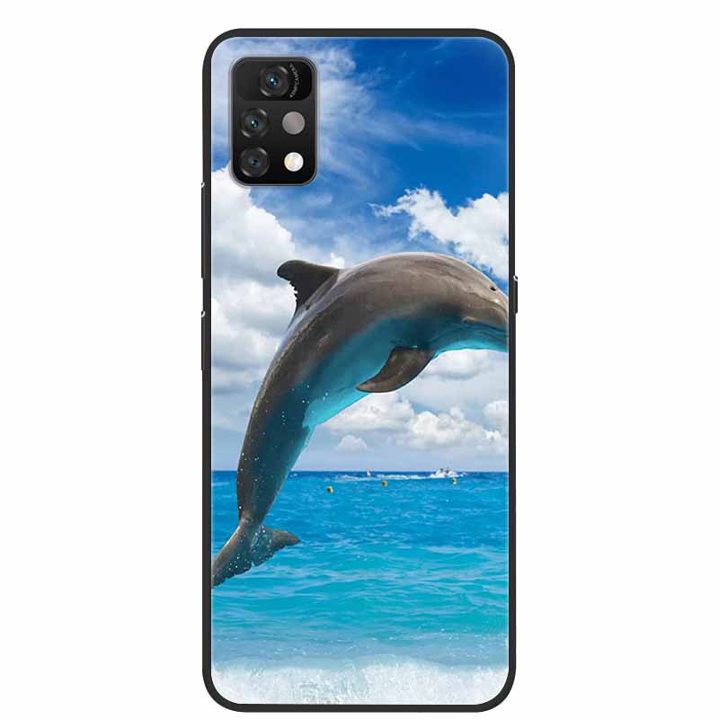 

For Umidigi A7 A9 Case A11S A11 Pro Max Power 5S Soft Silicone TPU Black Seascape Funda For Umidigi A7Pro A 9 Case Umidigi Power 5s темно серый