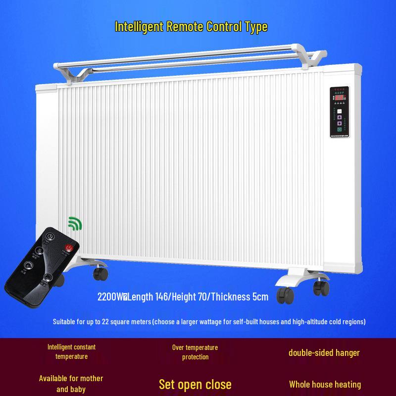 Energy-Efficient Graphene Wall-Mounted Heater for Large Areas