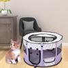 Foldable Pet Whelping Tent: Enclosed Cat Breeding & Dog Cage