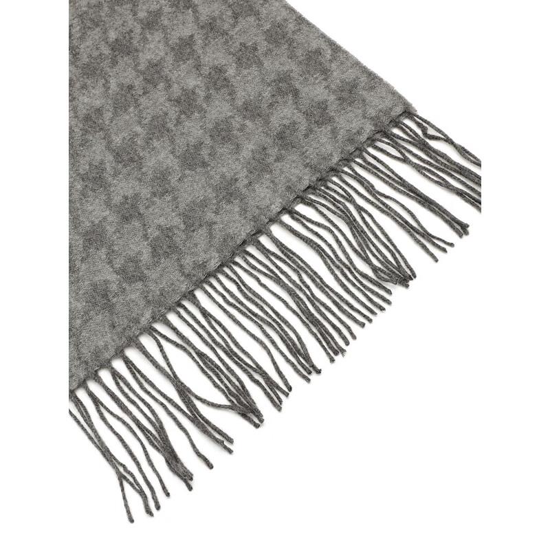 Yagor Houndstooth Cashmere Blend Scarf