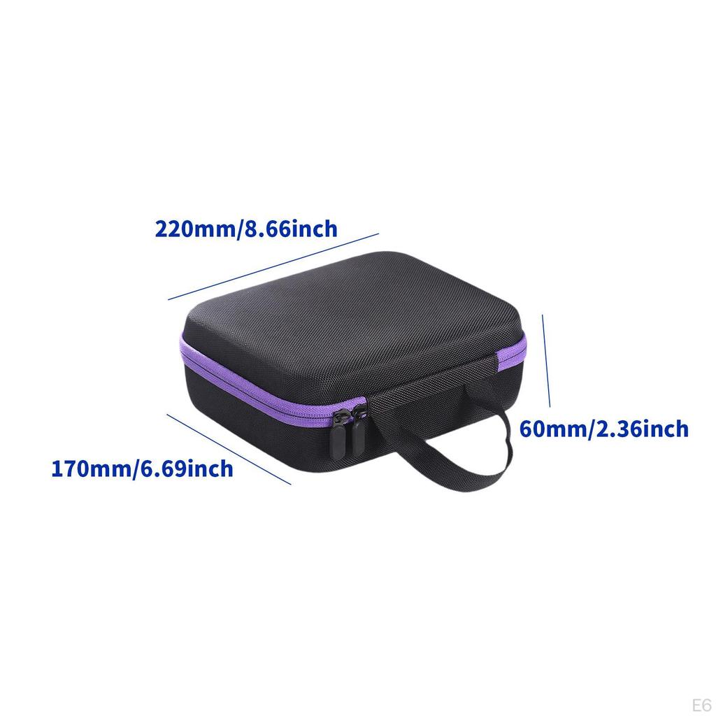 Electric Drill Carry Case Hard Tool Box Multipurpose Lightweight Organizer with Handle for