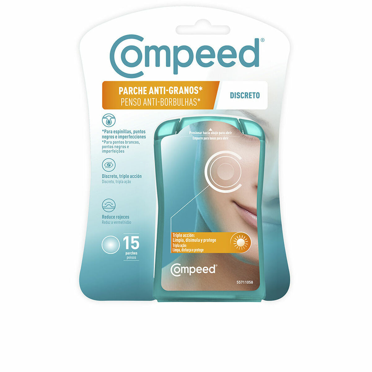 

Очищающее средство для лица Compeed Discreto Patch (15 единиц)