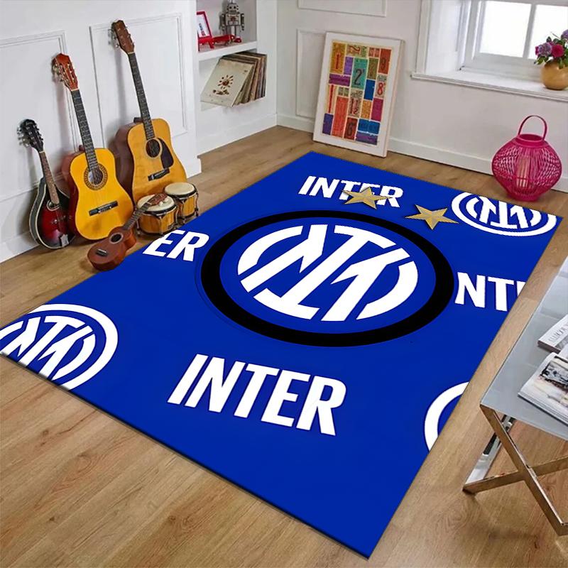 I-Internazionale Milano (11)Printed Area Rug Carpet for Bedroom Living Room Home Decor Rugs Mat Non Slip Mat Rug for Bedside