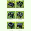 Foldable Outdoor Toilet For Adults Camping Travel Antislip Seat Sealed Structure Leak Proof Disposable Bags Included