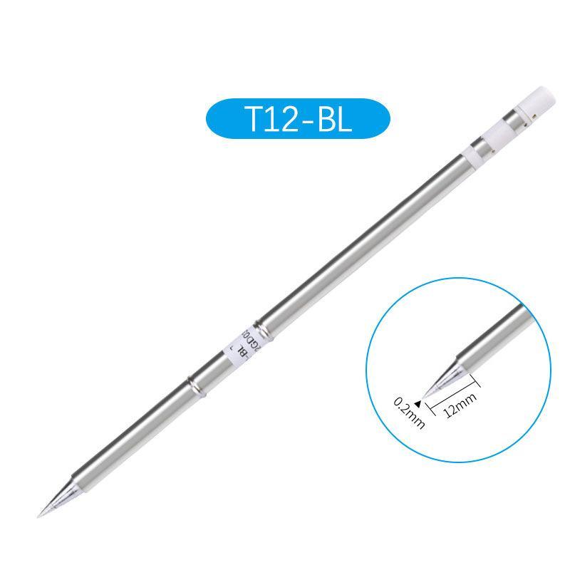 T12 Series Soldering Iron Tip High Accuracy Multi-use Replacement Fit for Hakko FX951 Electric Soldering Station
