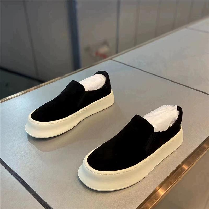 Spring new lazy shoes platform soles niche wear-resistant comfortable shoes xlz