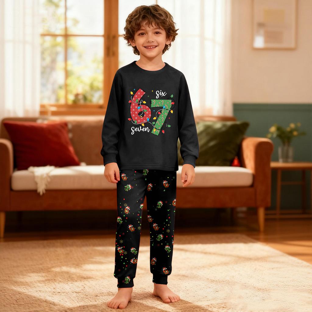 Kinder Jungen Und Mädchen Dünner Zweiteiler Langärmelige Hose Zweiteiler