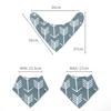 Just Baby Baby Triangle Set of Soft Cotton Bibs for Boys and Adjustable Includes Mouth Perfect for and as a Baby Gift Bibs, 8, Girls, Sizes, Wipes,