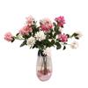Simulation Flower 3 Head Crape Myrtle Flower Wedding Home Living Room Decoration Fake Flower Bouquet Road Lead Flower Row Props Soft Outfit