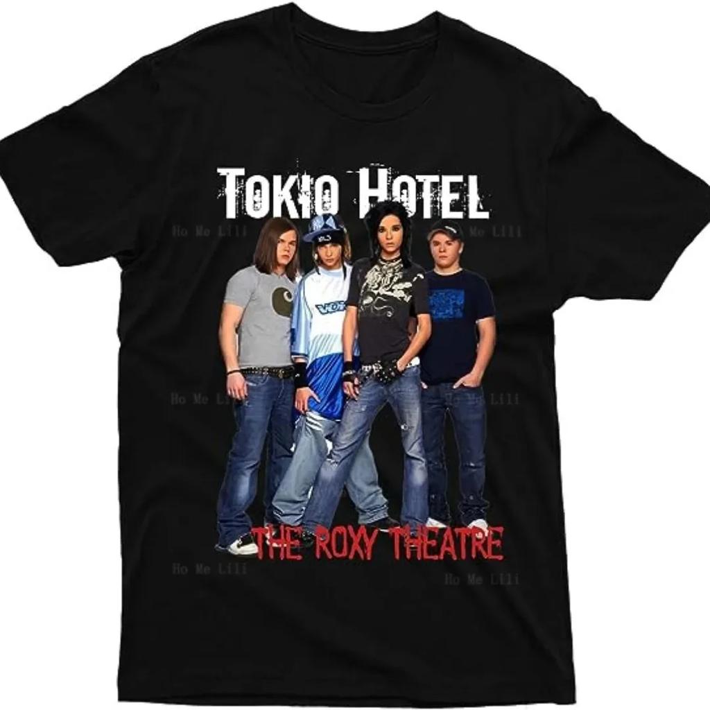 Tokio Hotel Mens Meme Tshirts High Quality Oversized Custom T Shirt Women