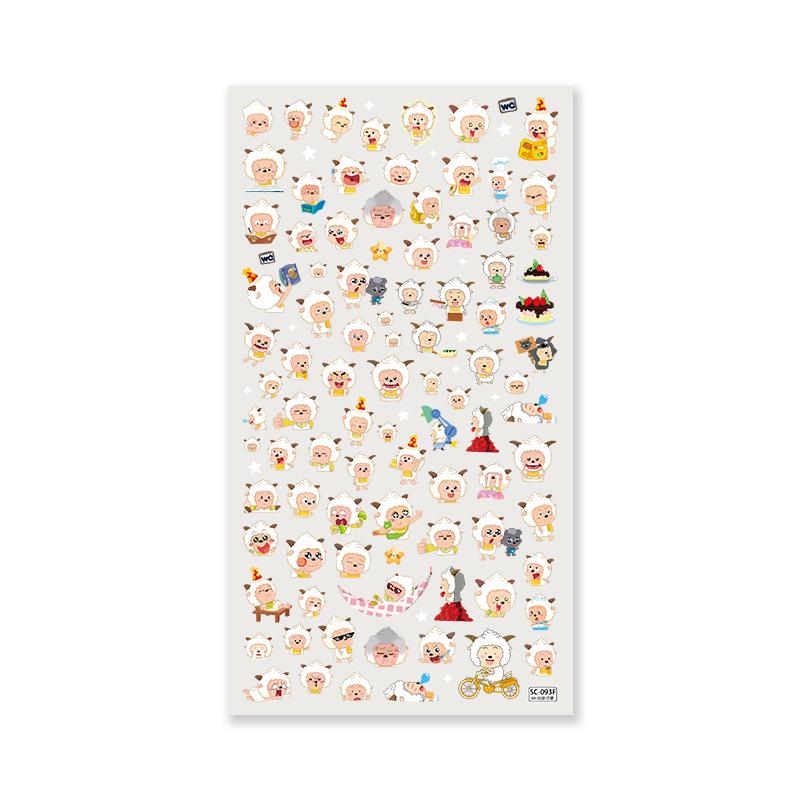 

Sky Original Long Nose Embossed Cartoon Stickers for DIY Phone Cases & Tablets