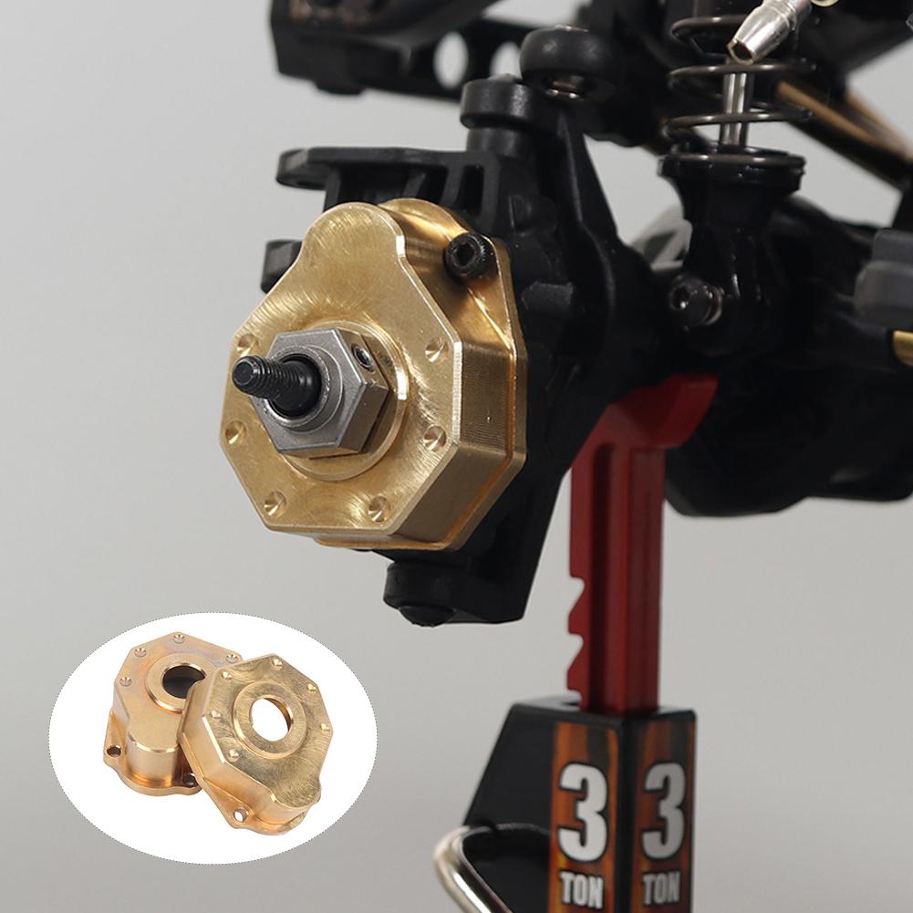 Front Back Portal Axle Universal Axle Case Cover Brass Weight for TRX4 Crawler 1/10 RC Car