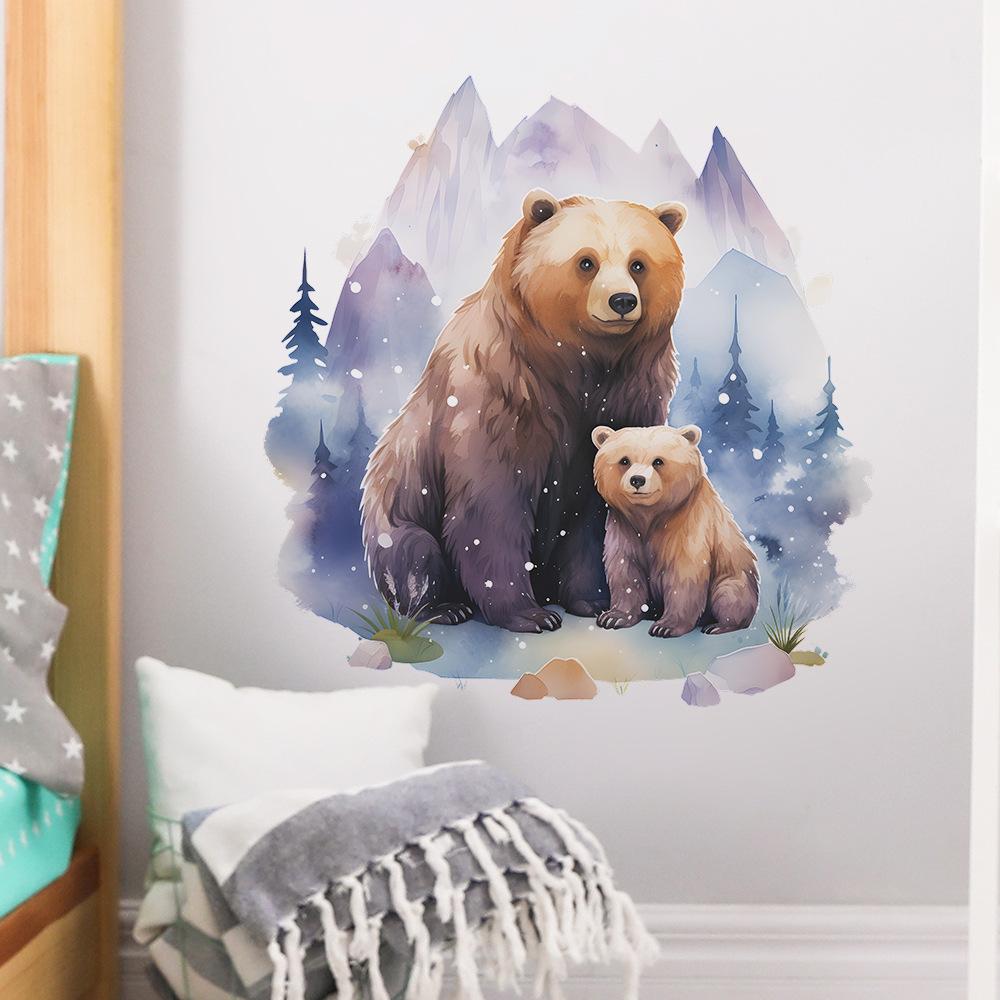 Cartoon Bär Kinder Schlafzimmer Wohnzimmer Veranda Hause Dekoration Wand Aufkleber