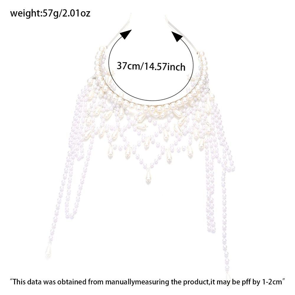 Tassel Wedding Headpiece Dangling Fringe Forehead Hair Jewelry Bridal Head Chain Wedding Party