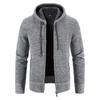 Cardigan  Leisure  Loose  Hooded Hood  Knitted Sweater