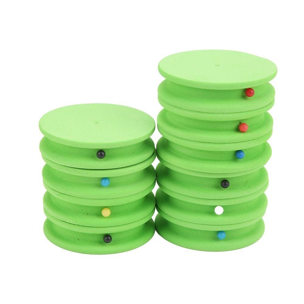 10 STÜCKE EVA Angelwickelbrett Mehrfarbig Angelspulen Angelschnuraufbewahrung