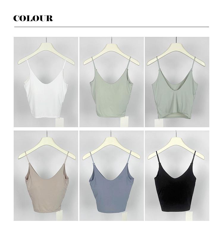 Thirteen Rows Women s Backless Camisole Vest - 2026 Spring Style. One Size мятный зеленый