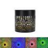 Solar Mandala Lantern Wall Lamp Outdoor LED Waterproof Fence Lamp for Garden Lawn Estate Porch Courtyard Decoration Wall Light