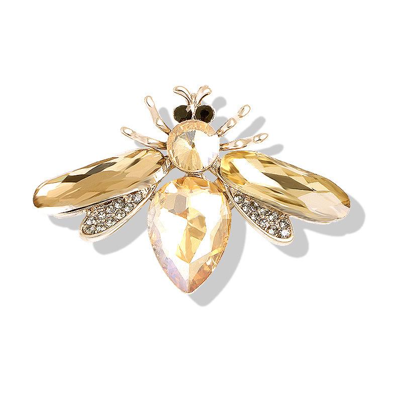Crystalline Acrylic Insect Bee Pin Brooch Exquisite Craftsmanship With The Same Insect Brooches Rhinestone BroochWedding Jewelry