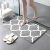 Klassiska Lyktgaller Badmattor, Mikrofiber Plysch Badrumsmatta, Tvättrumsdörrmatta, Halkskydd och Absorberande, Europeisk Stil
