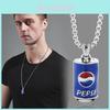 Trendigt Pepsi Cola Hänghalsband För Män Och Kvinnor Med Unik Vintage Stil