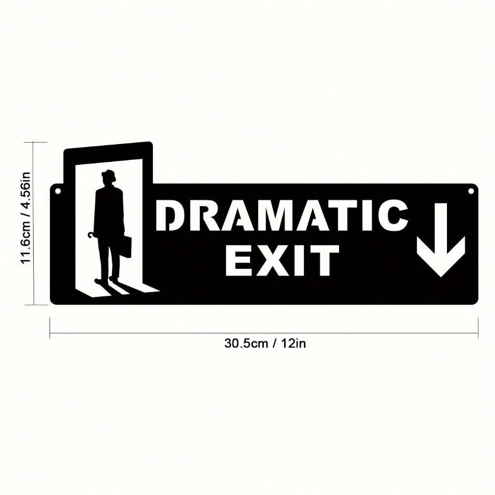 Metal Wall Art Decor Plaque Sign Home Office Kitchen