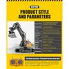 Remote Control Alloy Excavator Spray Dump Truck Excavator Kids Toy Engineering Vehicle Remote Control Bulldozer