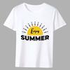 Fashion Men's T-Shirt Harajuku Style Letter Printing Series Tee Shirt Dropshipping Summer White Printing Male Short-sleeved Tops