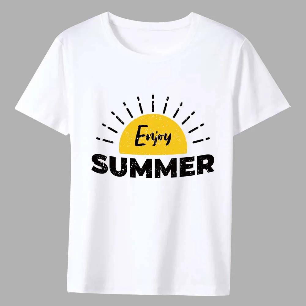 Fashion Men's T-Shirt Harajuku Style Letter Printing Series Tee Shirt Dropshipping Summer White Printing Male Short-sleeved Tops