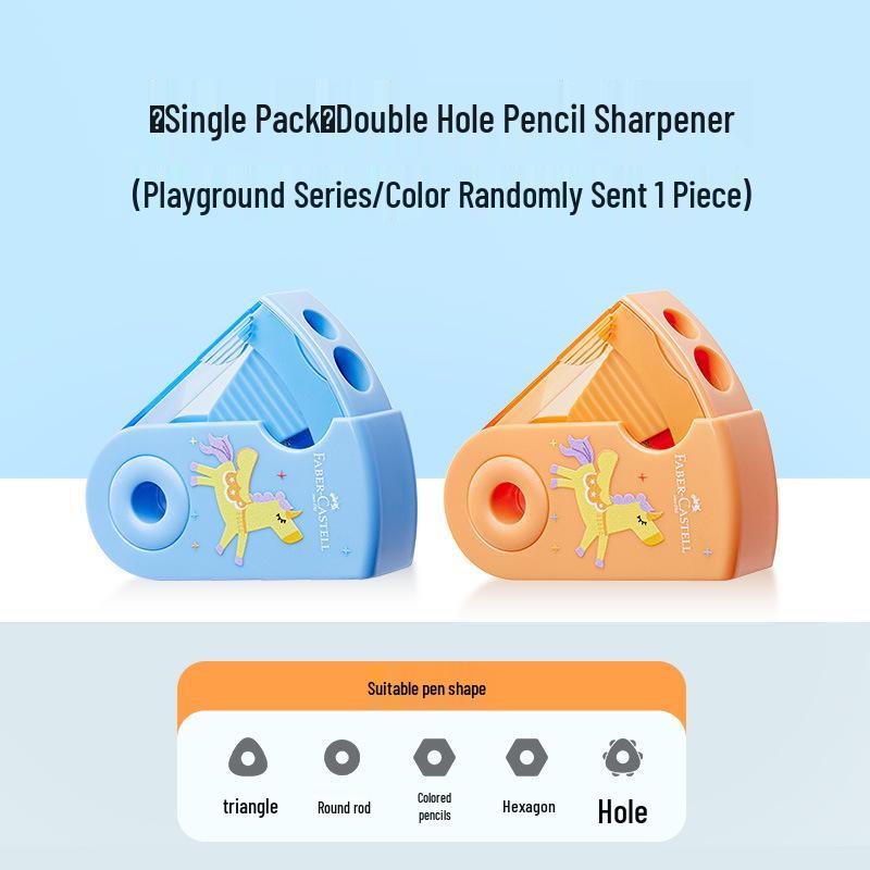 Faber-Castell Double & Single Hole Pencil Sharpener for Students and Artists