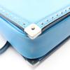 Used MCM Shoulder Bag leather Blue Used Women
