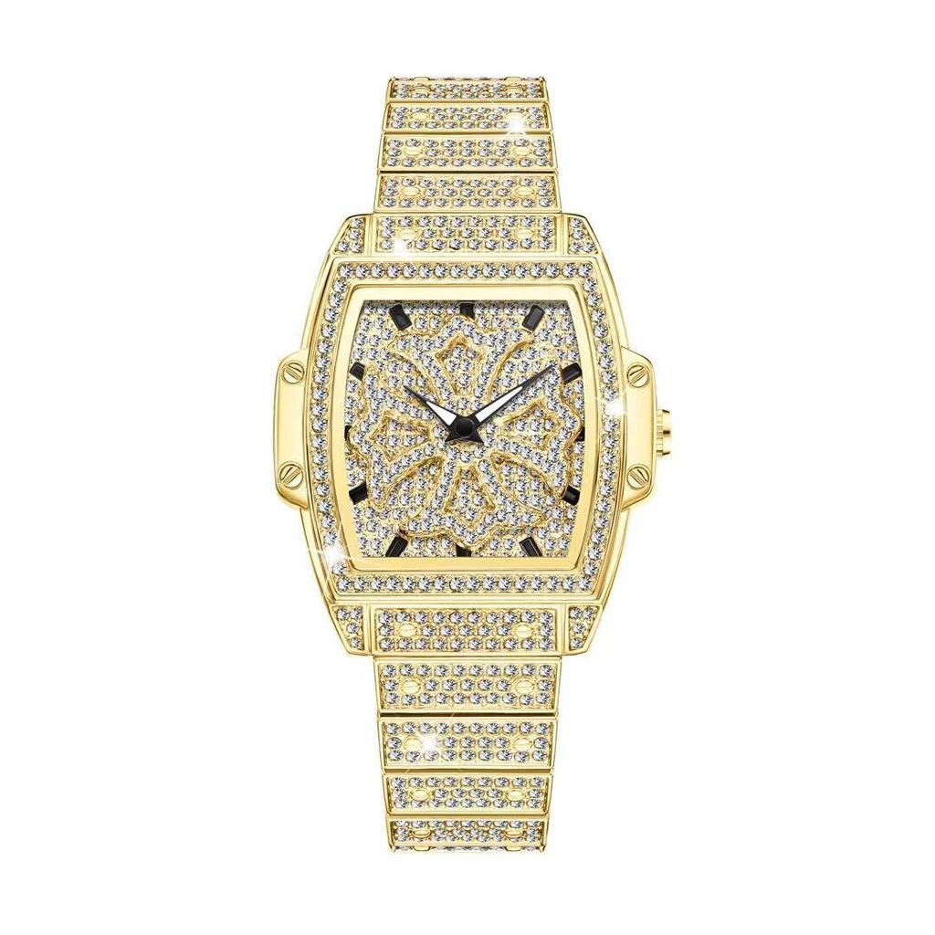 Time Has Come And Gone, Women'S Watches, Wine Barrels, Women'S Watches, Women'S Luxury Full Diamond Steel Belts, High-Value Fashion Watches
