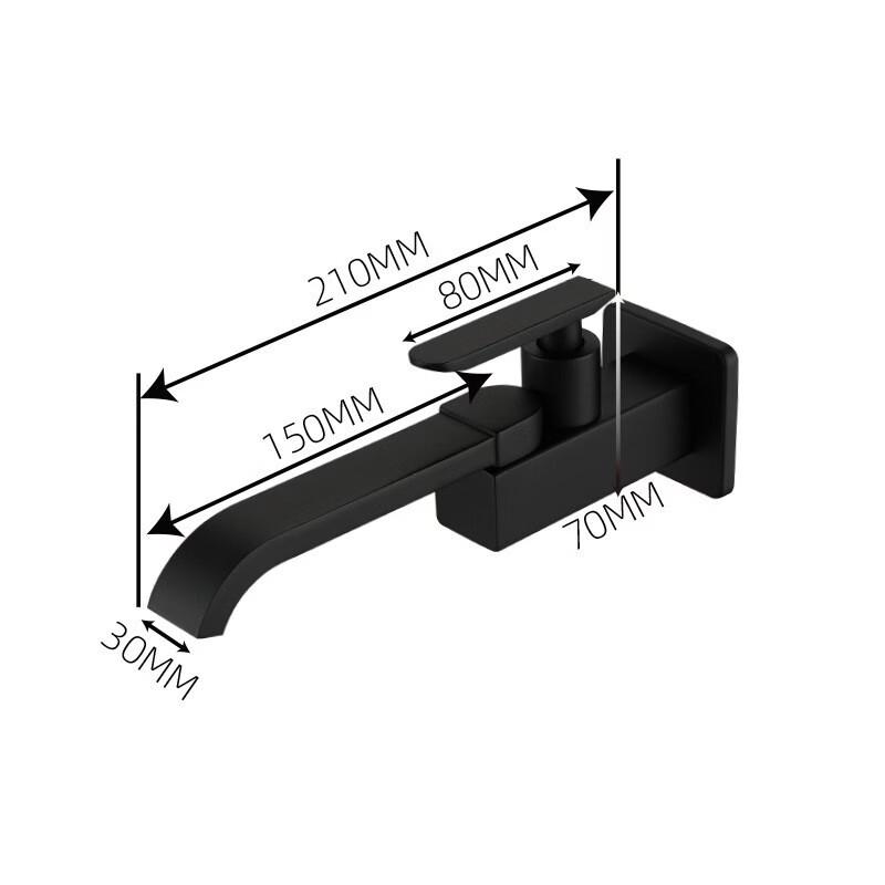 TLXT Balcony Wall-mounted Single Cold Faucet