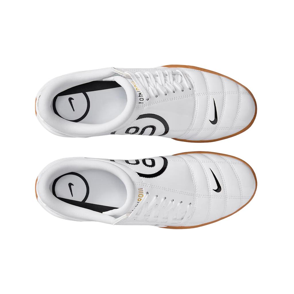 Nike Total 90 3 SP Patent Leather Pack - White Black Women Sneakers Metallic-Gold Gum-Med-Brown IB5666-100