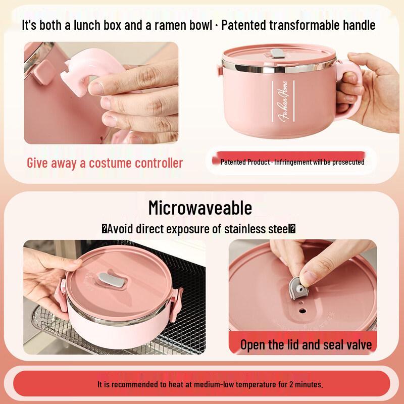 Stainless Steel Portable Thermal Lunch Box