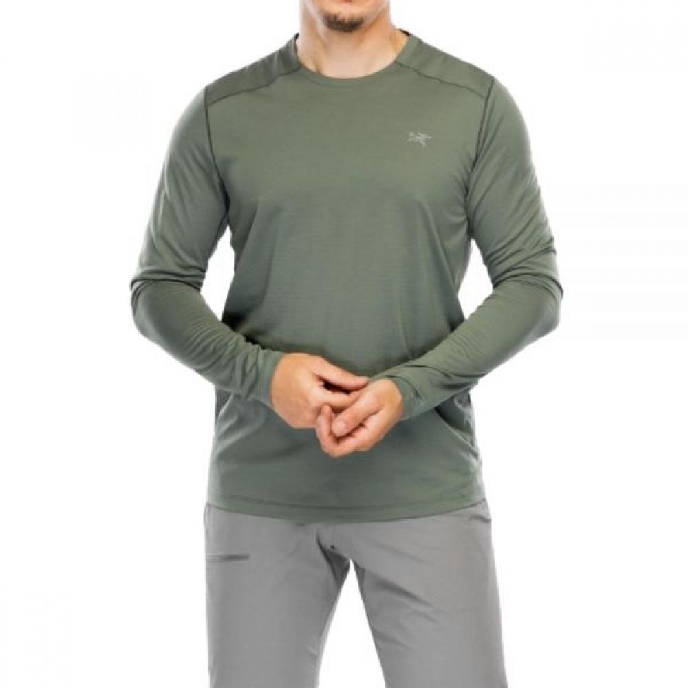 Arc Teryx Cormac Crew Ls Men Atofmx9719fhi FORAGE HEATHER II/XL (around 110)