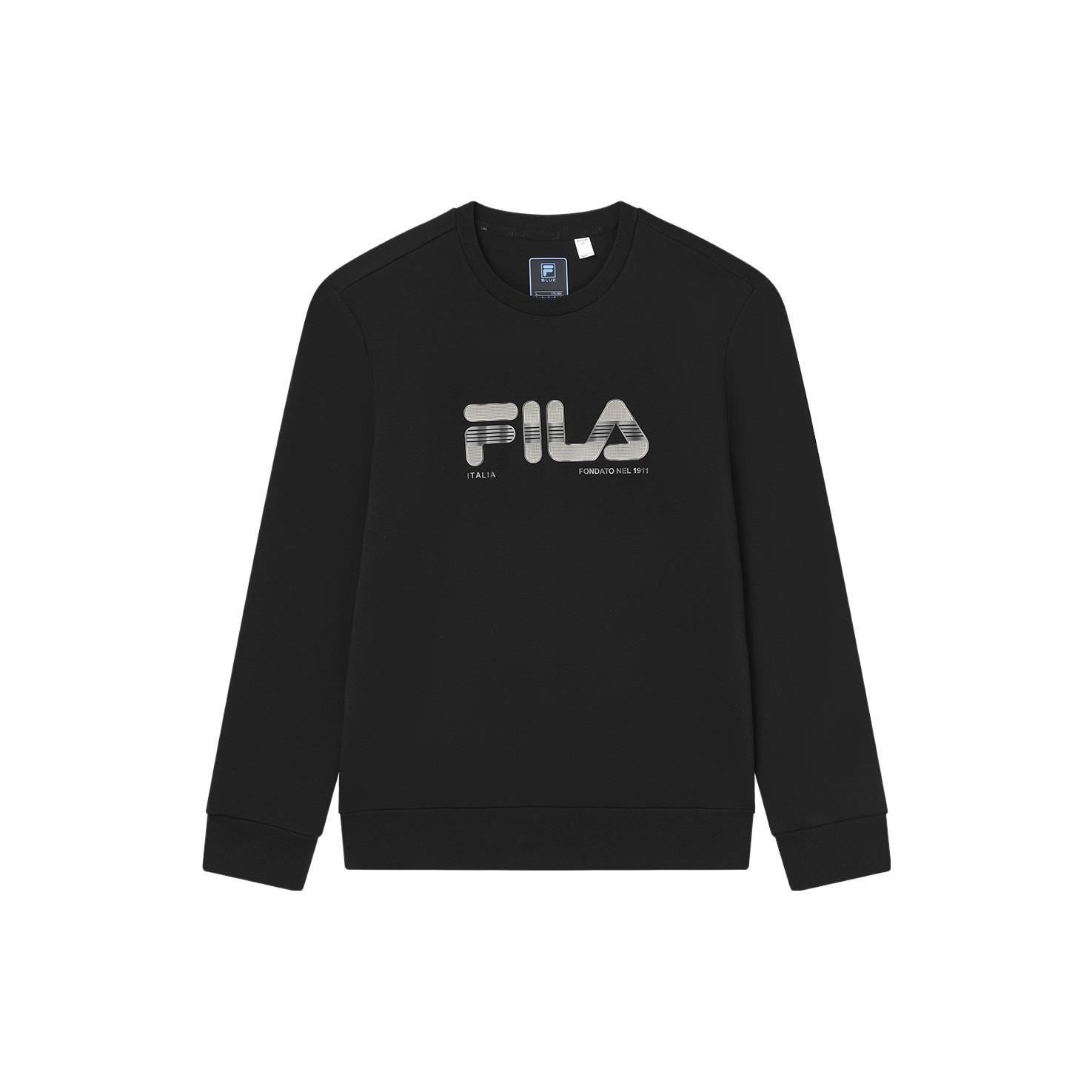 FILA BLUE Sweatshirt Men s Jet Black F11M342211FBK L