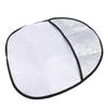 1Pcs Sun Protection Sun Shade Silver Anti-UV Sunscreen New Steering Wheel Cover  Car Supplies