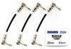 Sound MOMO Guitar Patch Cable P1LL [Uses Mogami 2524] Black 20cm